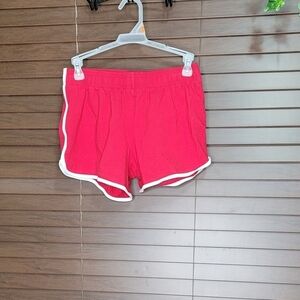 BCG Red W/White Trim Athletics Shorts Women's Size Small